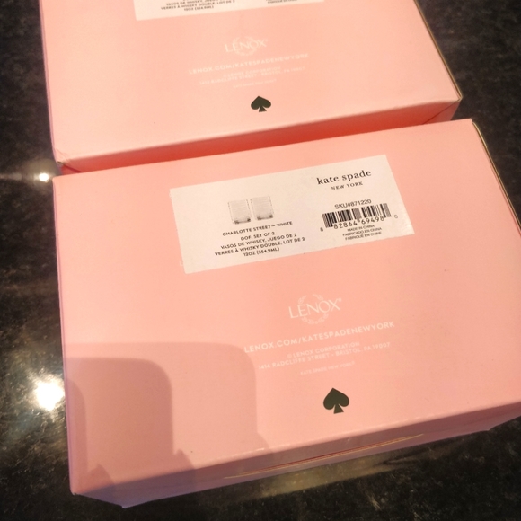 Brand New Kate Spade - Double Old Fashioned Glasses - Picture 5 of 5
